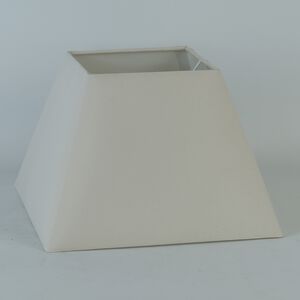 Ivory Linen Square Lamp Shade - 10"